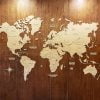 bản đồ thế giới bằng gỗ 3d Sandy